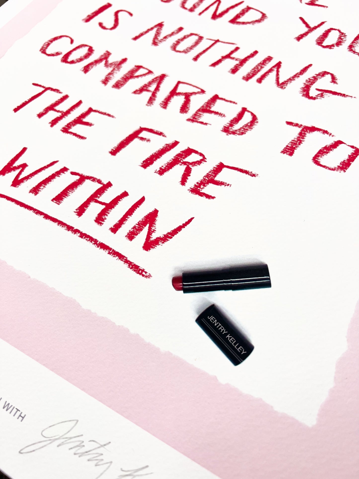 PRINTS - PAINTED WITH LIPSTICK X JENTRY KELLEY COSMETICS
